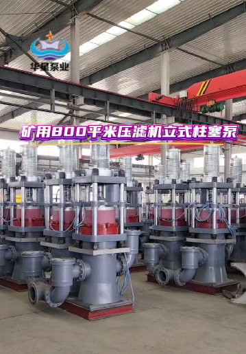 礦用800平米壓濾機(jī)立式柱塞泵